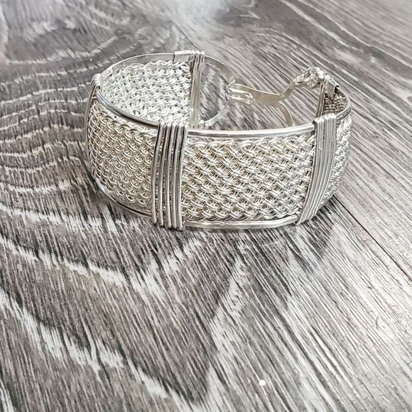 Thick Silver bracelet - Picture 11 of 11